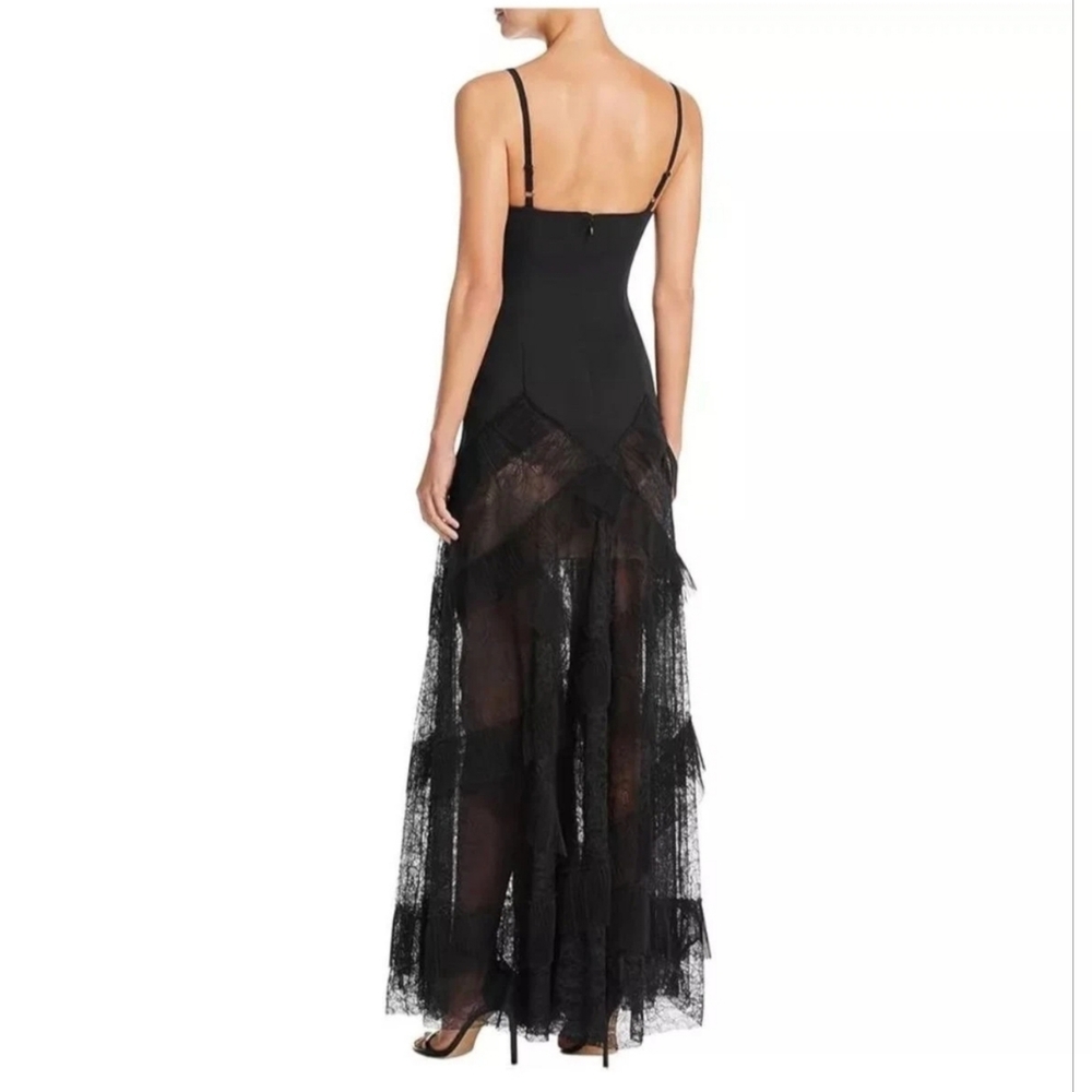 BCBG Maxazria Elegant Black Evening Gown, Size 8 - Picture 4 of 9